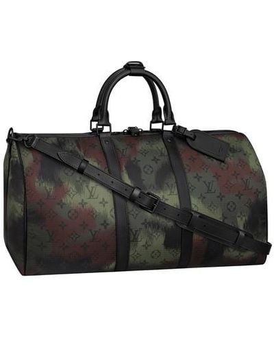 Louis Vuitton Sac Keepall Bandoulière 50 - Noir