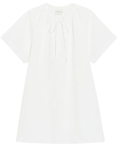 Claudie Pierlot Shortlace-Up Dress - White