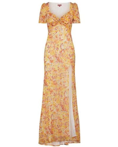 STAUD Long Lea Dress - Multicolour