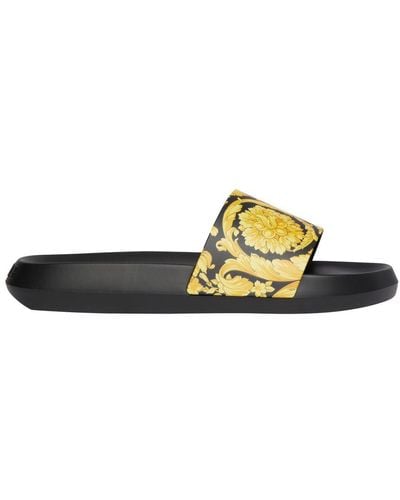 Versace Slides - Yellow