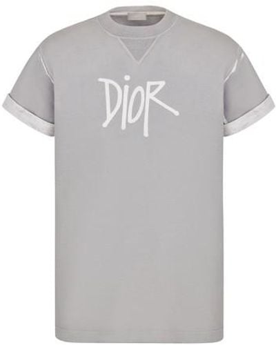 Dior T-shirt Oversize And Shawn - Gray