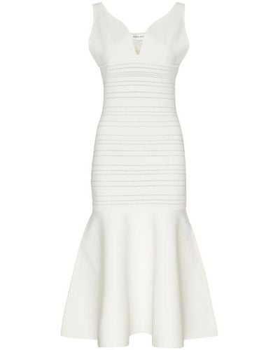 Victoria Beckham Sleeveless Dress - White