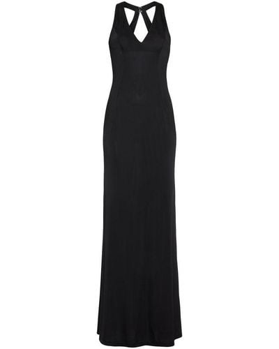 Louisa Ballou High Sea Long Dress - Black