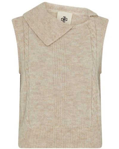 THE GARMENT Verbier Knitted Vest - Natural