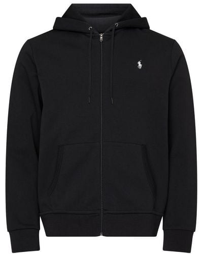Polo Ralph Lauren Zipped Sweatshirt - Black