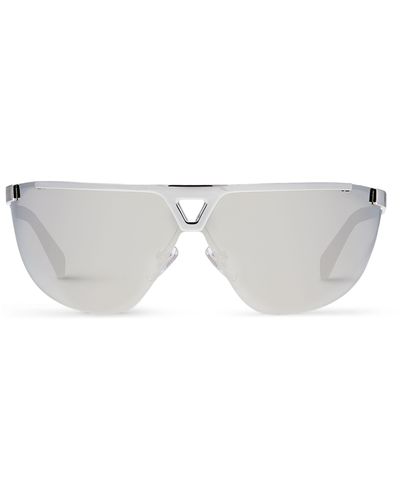 Louis Vuitton 1.1 Evidence Futura Sonnenbrille mit Masken-Design - Schwarz