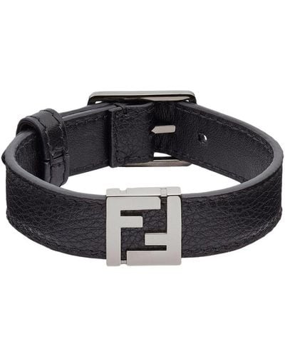 Fendi Ff Bracelet - Black