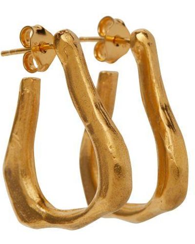 Alighieri The Link Of Wanderlust Hoop Earrings - Metallic