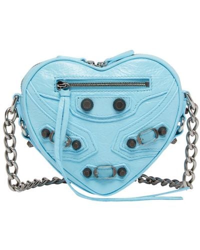 Balenciaga Le Cagole Heart Mini Bag - Blue