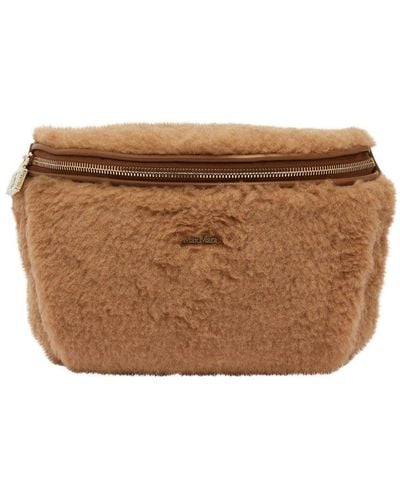 Max Mara Teddy Banane Bag - Brown