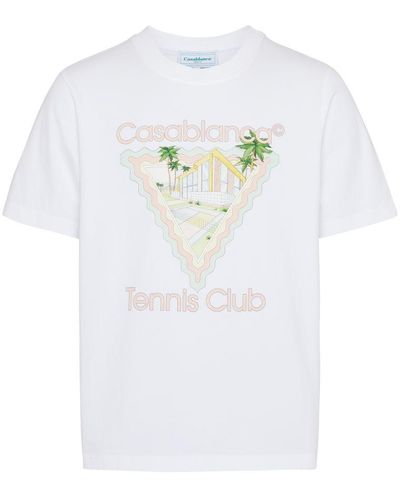Casablancabrand Maison De Reve Printed T-Shirt - White