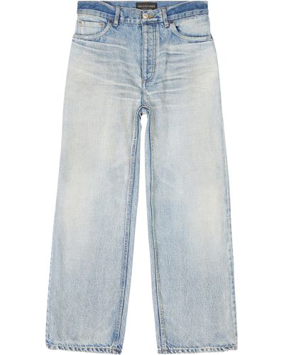 Balenciaga Knöchellange Jeans - Blau
