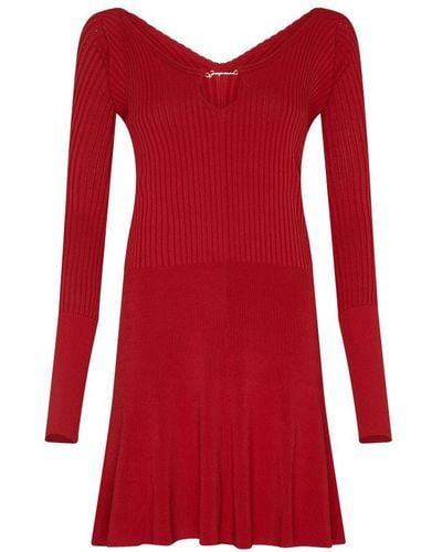 Jacquemus The Pralu Mini Dress - Red