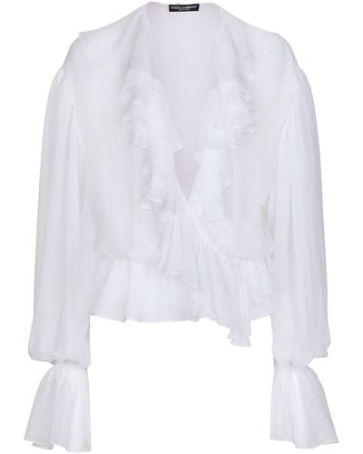 Dolce & Gabbana Blouses & shirts > blouses - Blanc