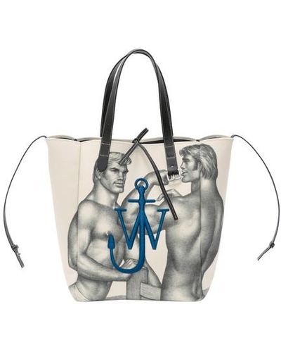 JW Anderson X Tom Of Finland Tote Bag - White