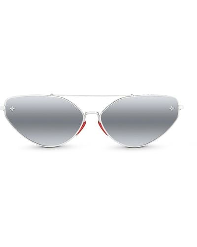 Louis Vuitton The LV Metal Sonnenbrille im Cat Eye Design - Schwarz