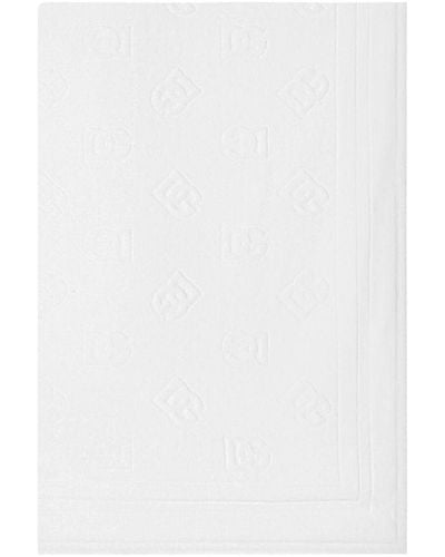 Dolce & Gabbana Beach Towel (115X186) - White