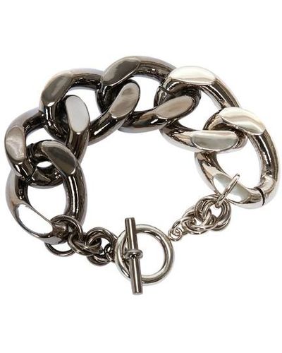 JW Anderson Oversized Chain Bracelet - Metallic