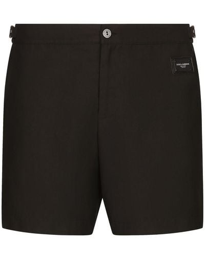 Dolce & Gabbana Mid-Length Swim Shorts - Black