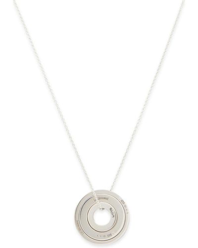 Le Gramme Halskette Akkumulationskragen Scheibe le 5g Silber 925 glatt poliert - Mettallic