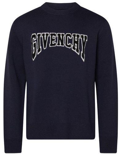 Givenchy College Sweater - Blue