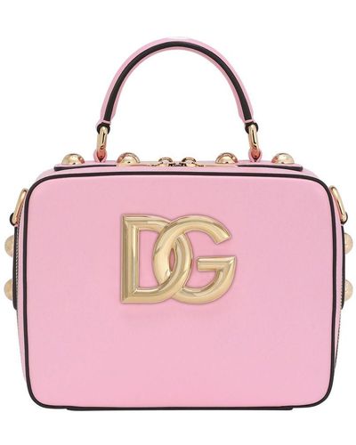 Dolce & Gabbana Calfskin 3.5 Bag - Pink