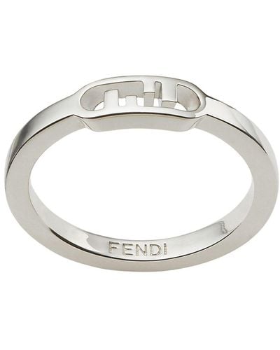 Fendi O’Lock Ring - Metallic