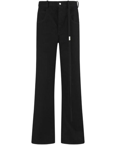 Ann Demeulemeester Claire 5 Pockets Comfort Pants - Black