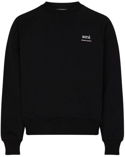 Ami Paris Logo Sweat-shirt - Black