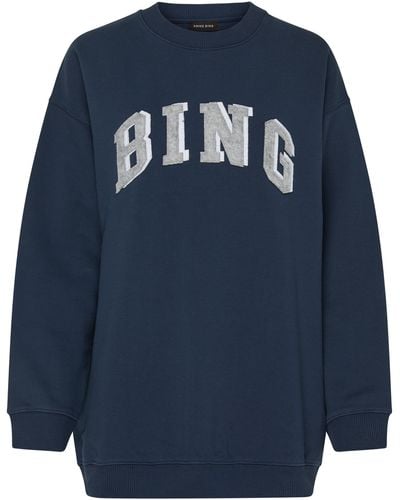 Anine Bing Sweatshirt Bing Tyler - Blau