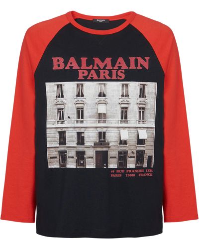 Balmain 44 T-Shirt - Rot