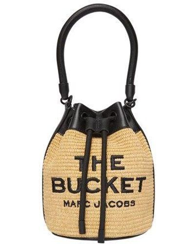 The Bucket Woven Bucket Bag in Beige - Marc Jacobs