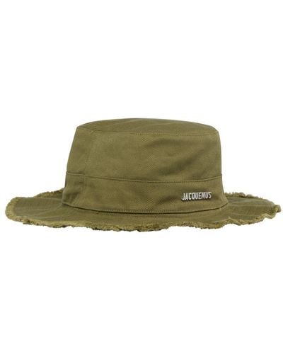 Jacquemus Le Bob Artichaut Cotton-twill Bucket Hat - Green
