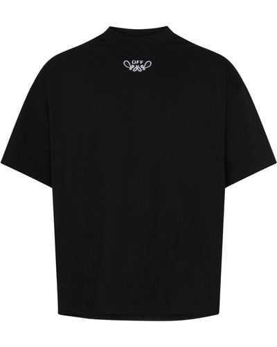 Off-White c/o Virgil Abloh T-shirt oversize à manches courtes Bandana Half Arrow - Noir