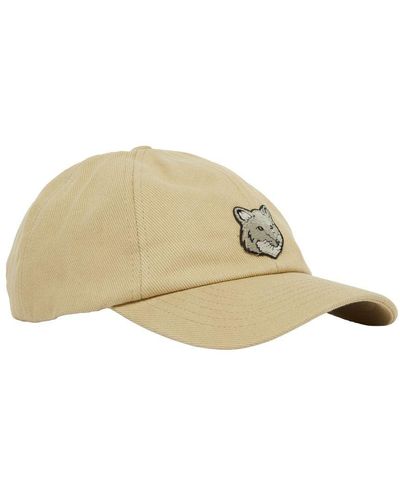 Maison Kitsuné Bold Fox Head 6p Cap - Natural