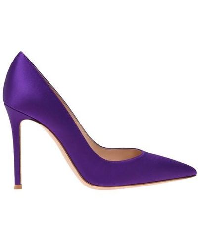 Gianvito Rossi Gianvito 105mm Stiletto Court Shoes - Purple