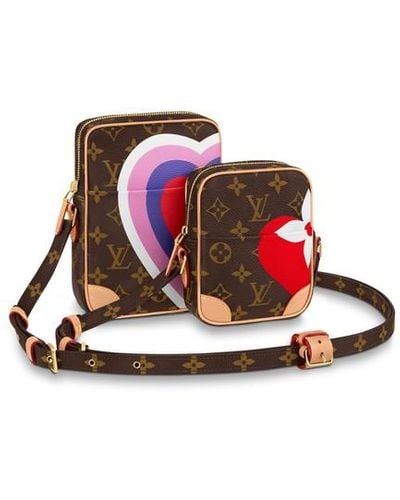 red and black louis-vuitton crossbody