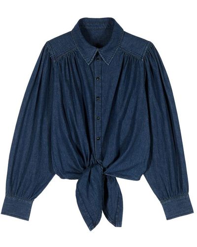 Ba&sh Leria Shirt - Blue
