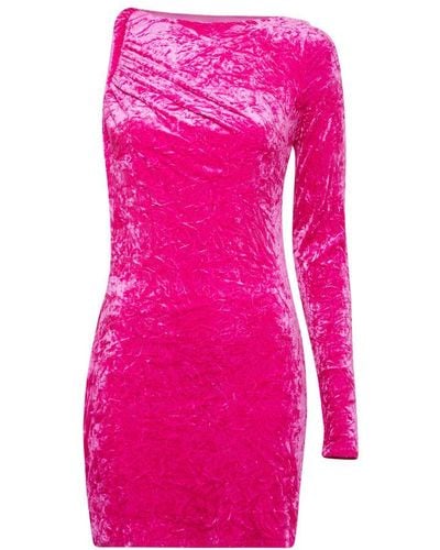 Versace Short Dress With Halter Top - Pink