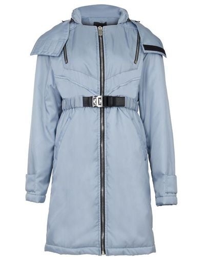 Givenchy Windbreaker In Nylon With Metallic Details - Blue