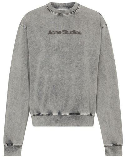 Acne Studios Logo Sweatshirt - Gray