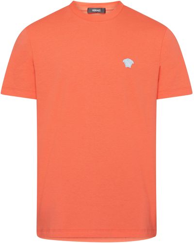 Versace Kurzarm-T-Shirt - Orange
