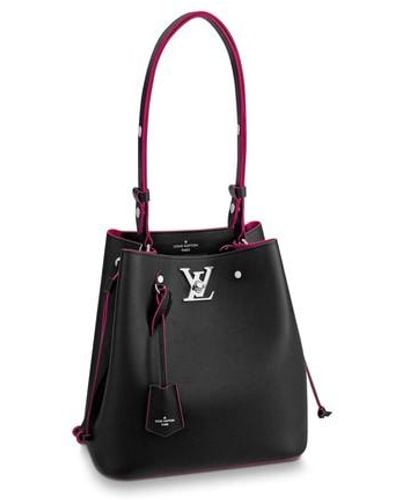 Louis Vuitton Lockme Bucket - Black