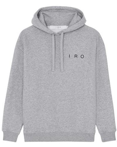 IRO Fleece-Sweatshirt Liny - Grau
