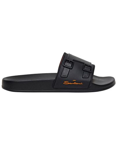 Santoni Sandals - Black