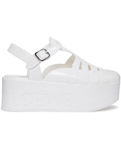 Loewe Paula's Ibiza -wedge Sandals - White