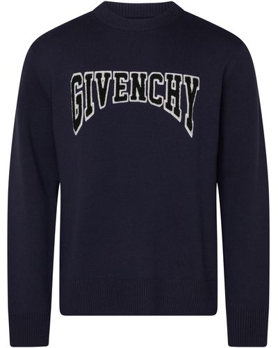 Givenchy Pull College - Bleu