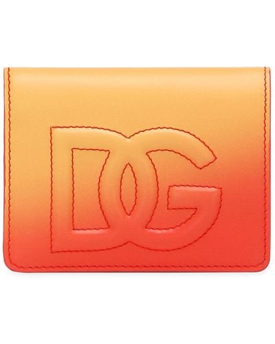 Dolce & Gabbana Continetal-Geldbörse mit DG-Logo - Schwarz