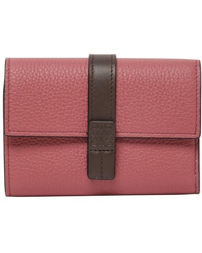 Loewe Small Vertical Wallet - Pink