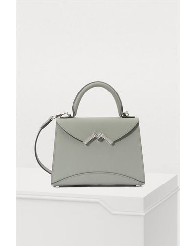 Moynat Gabrielle Mini Handbag - Gray